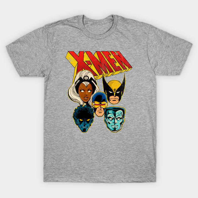 X Men vintage retro team X Men TShirt TeePublic